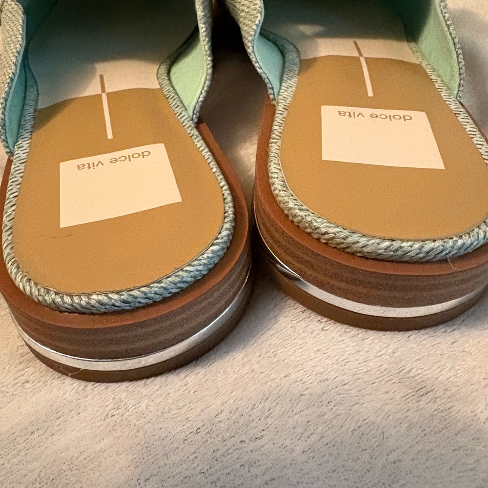 Dolce Vita Women's Mint Green Pela Loafers - Picture 3 of 9